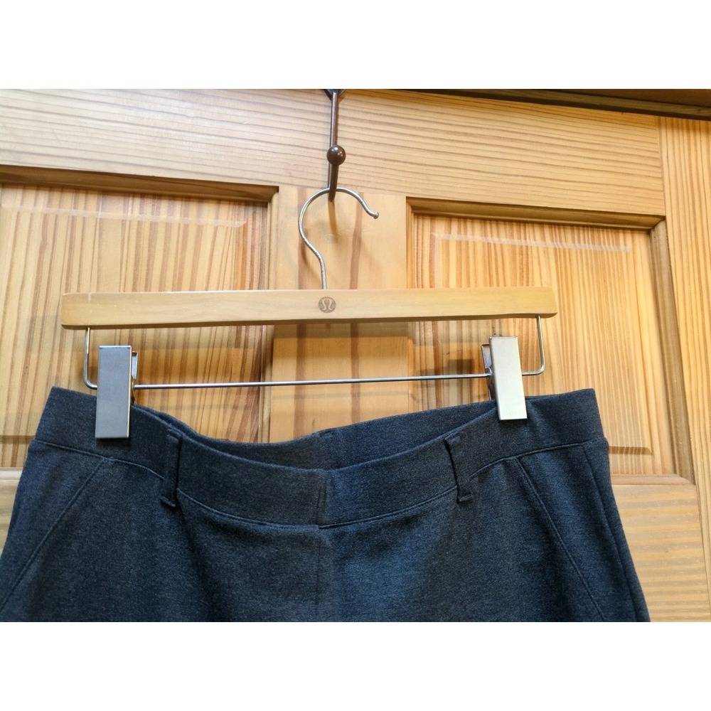 Quince Women's Charcoal Gray Ultra Stretch Ponte Bootcut Pants Size Large Tall - Picture 5 of 10